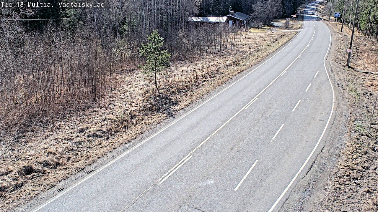 Weather Camera Image Väg 18 Multia, Väätäiskylä, Multia, Keski-Suomi