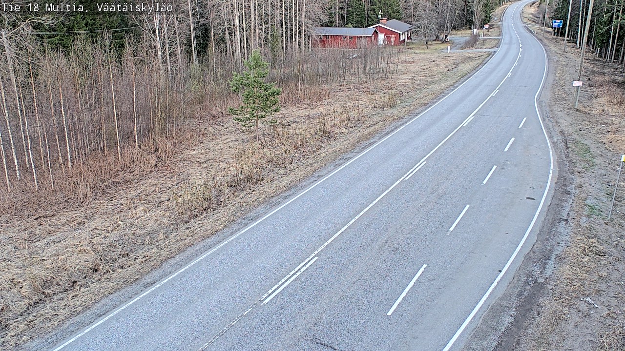 Weather Camera Image Väg 18 Multia, Väätäiskylä, Multia, Keski-Suomi