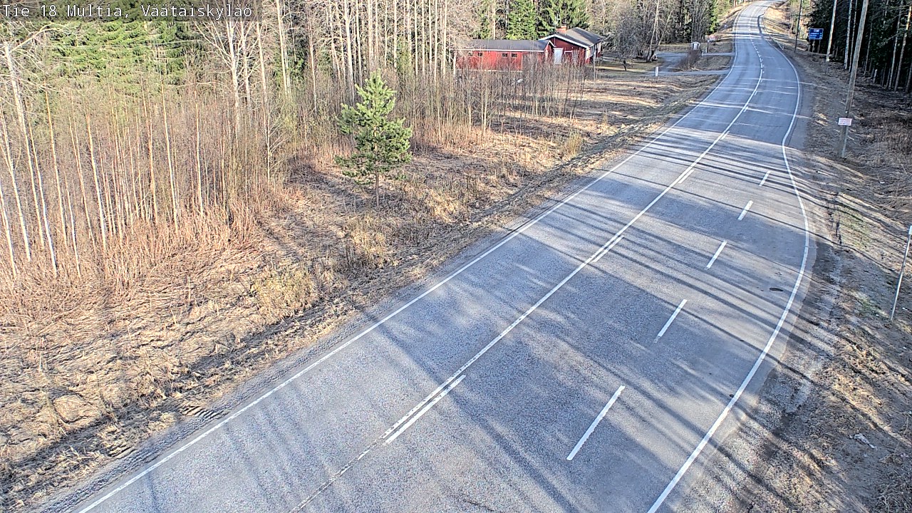 Weather Camera Image Väg 18 Multia, Väätäiskylä, Multia, Keski-Suomi