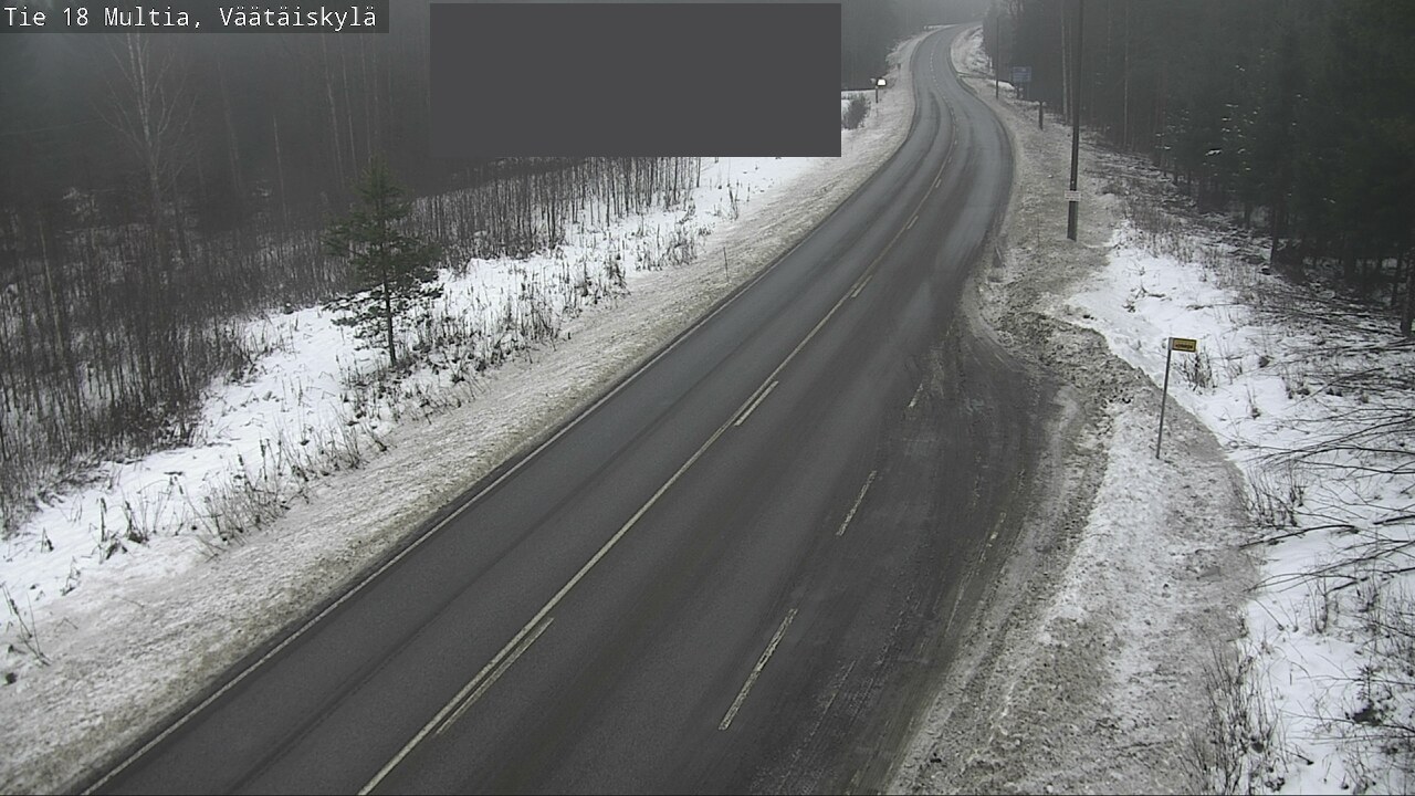 Weather Camera Image Väg 18 Multia, Väätäiskylä, Multia, Keski-Suomi
