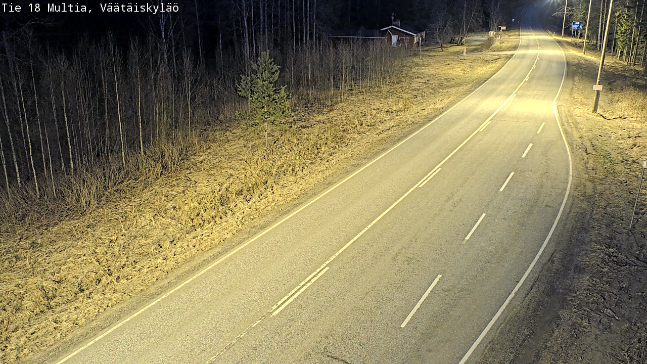 Weather Camera Image Väg 18 Multia, Väätäiskylä, Multia, Keski-Suomi