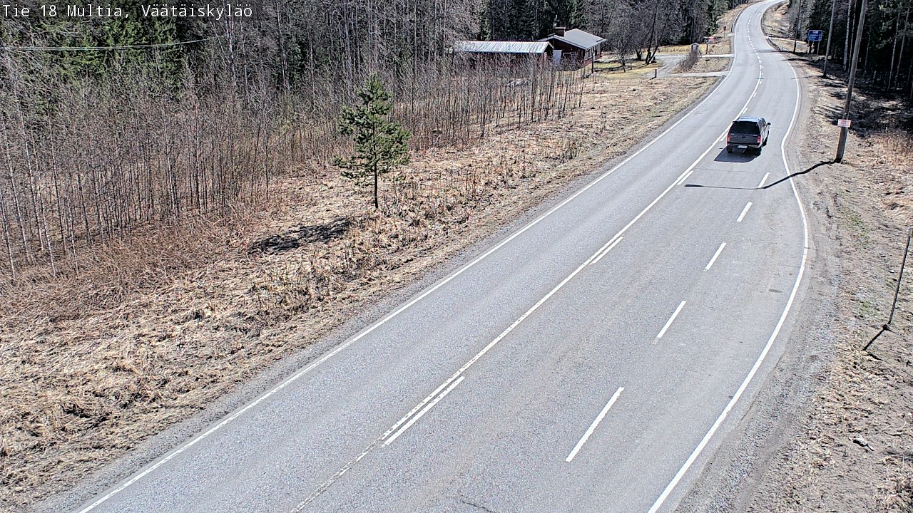 Weather Camera Image Väg 18 Multia, Väätäiskylä, Multia, Keski-Suomi