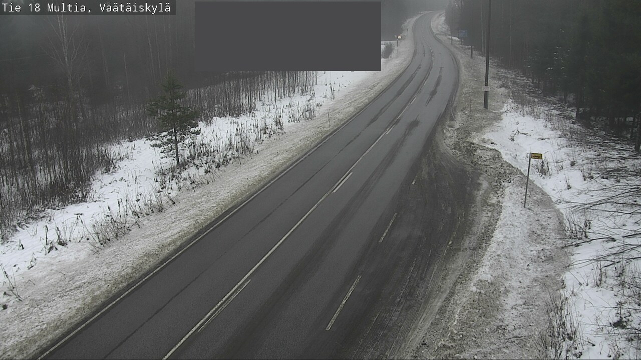 Weather Camera Image Väg 18 Multia, Väätäiskylä, Multia, Keski-Suomi