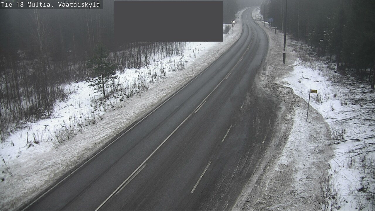 Weather Camera Image Väg 18 Multia, Väätäiskylä, Multia, Keski-Suomi