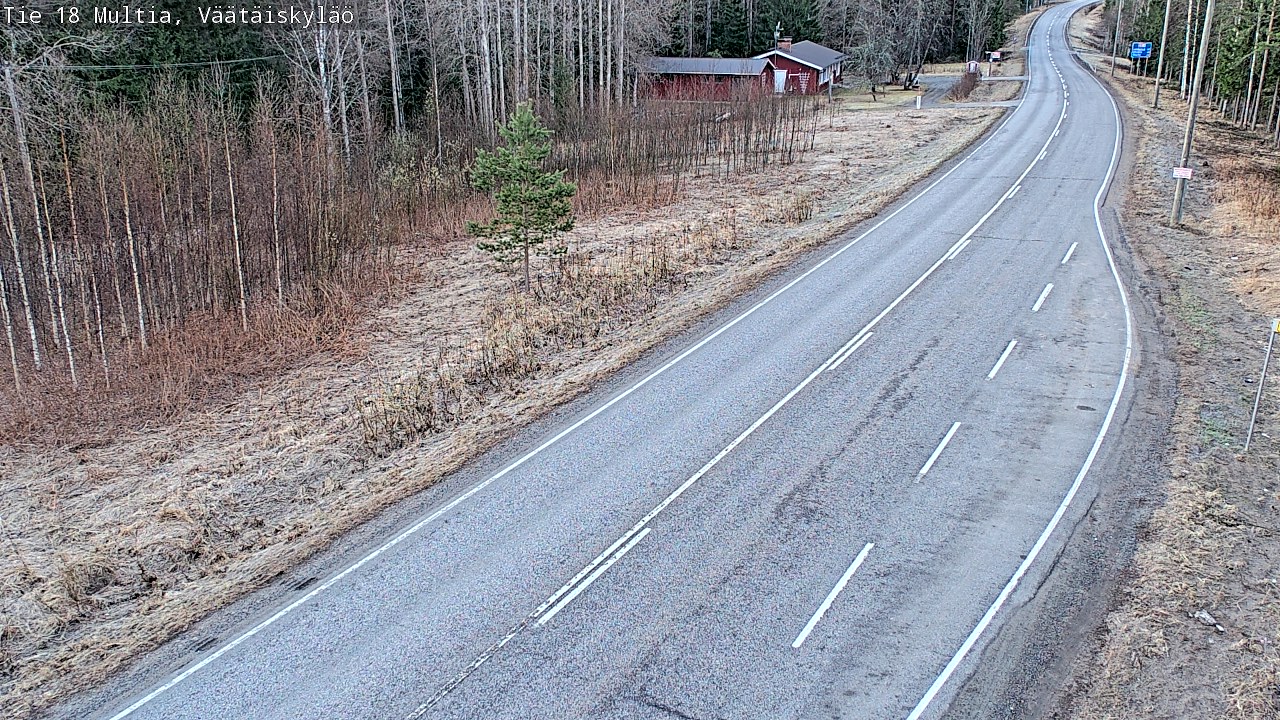 Weather Camera Image Väg 18 Multia, Väätäiskylä, Multia, Keski-Suomi