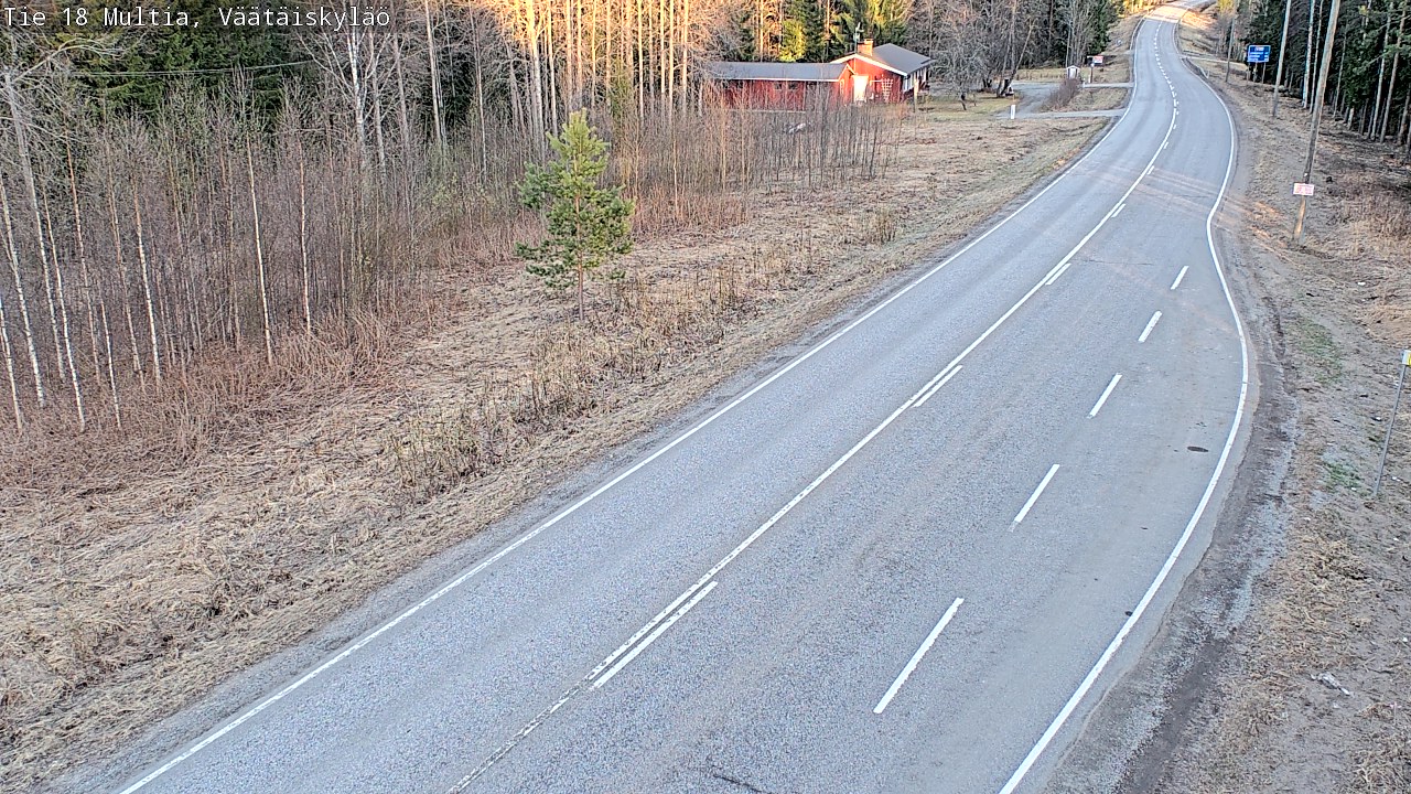 Weather Camera Image Väg 18 Multia, Väätäiskylä, Multia, Keski-Suomi