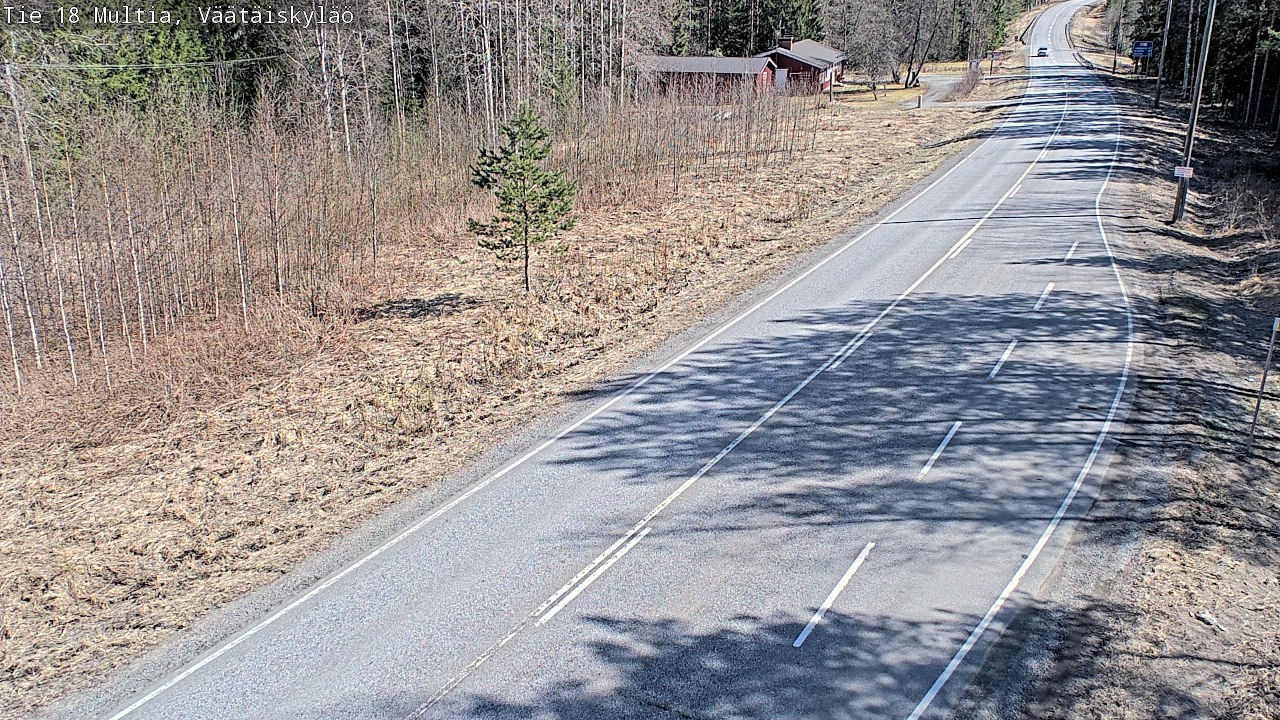 Weather Camera Image Väg 18 Multia, Väätäiskylä, Multia, Keski-Suomi