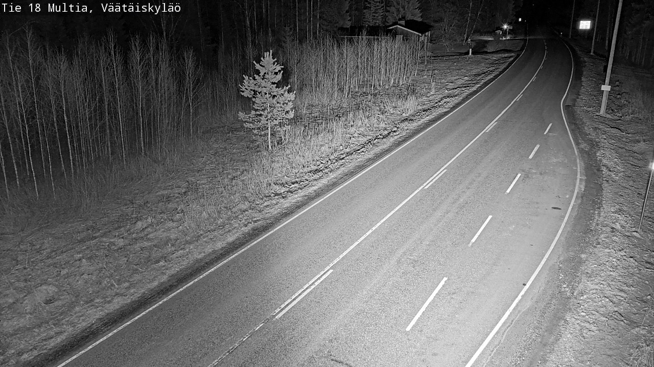 Weather Camera Image Road 18 Multia, Väätäiskylä, Multia, Keski-Suomi