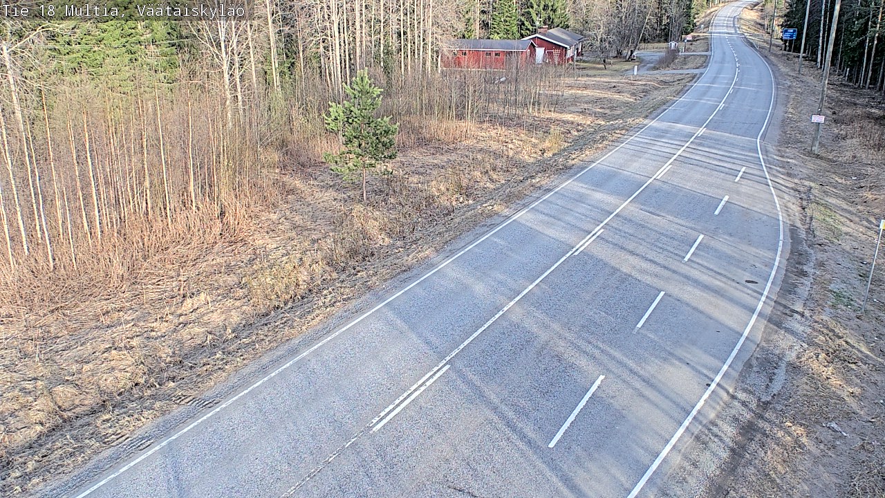 Weather Camera Image Väg 18 Multia, Väätäiskylä, Multia, Keski-Suomi