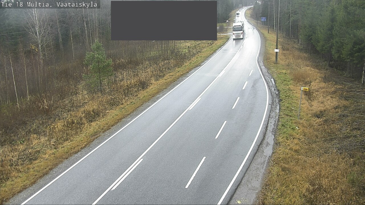 Weather Camera Image Road 18 Multia, Väätäiskylä, Multia, Keski-Suomi
