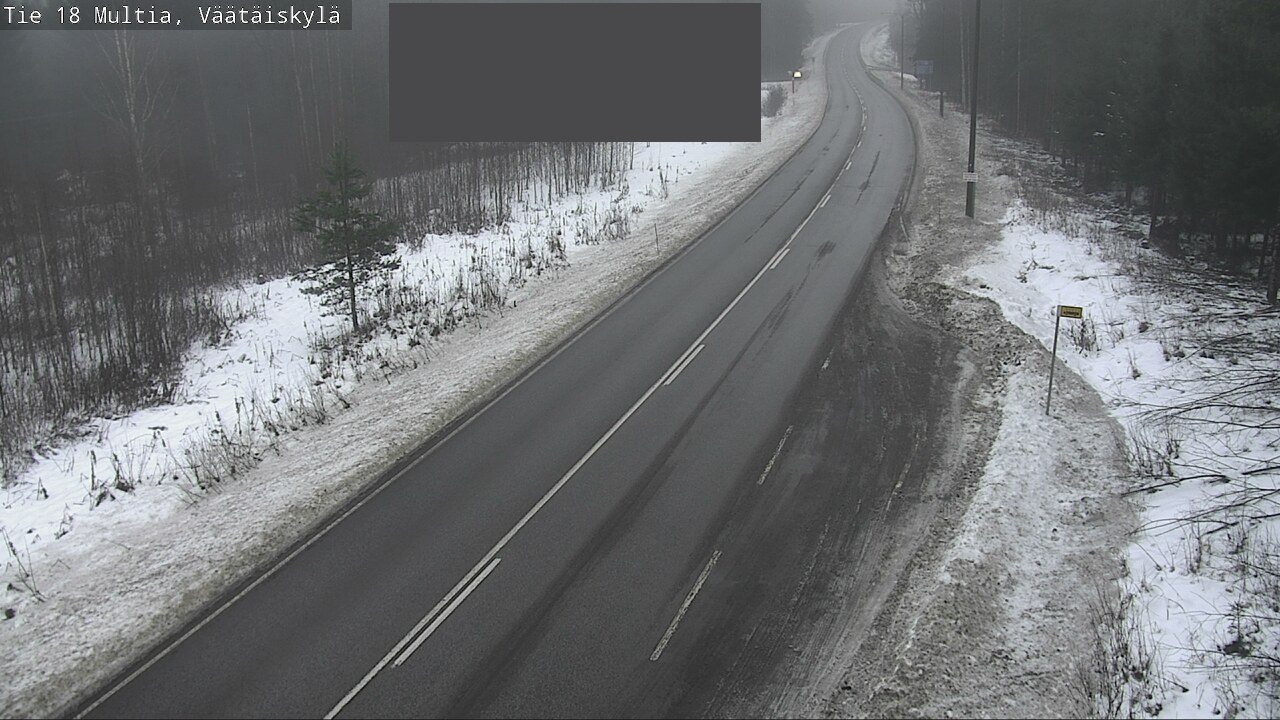 Weather Camera Image Väg 18 Multia, Väätäiskylä, Multia, Keski-Suomi