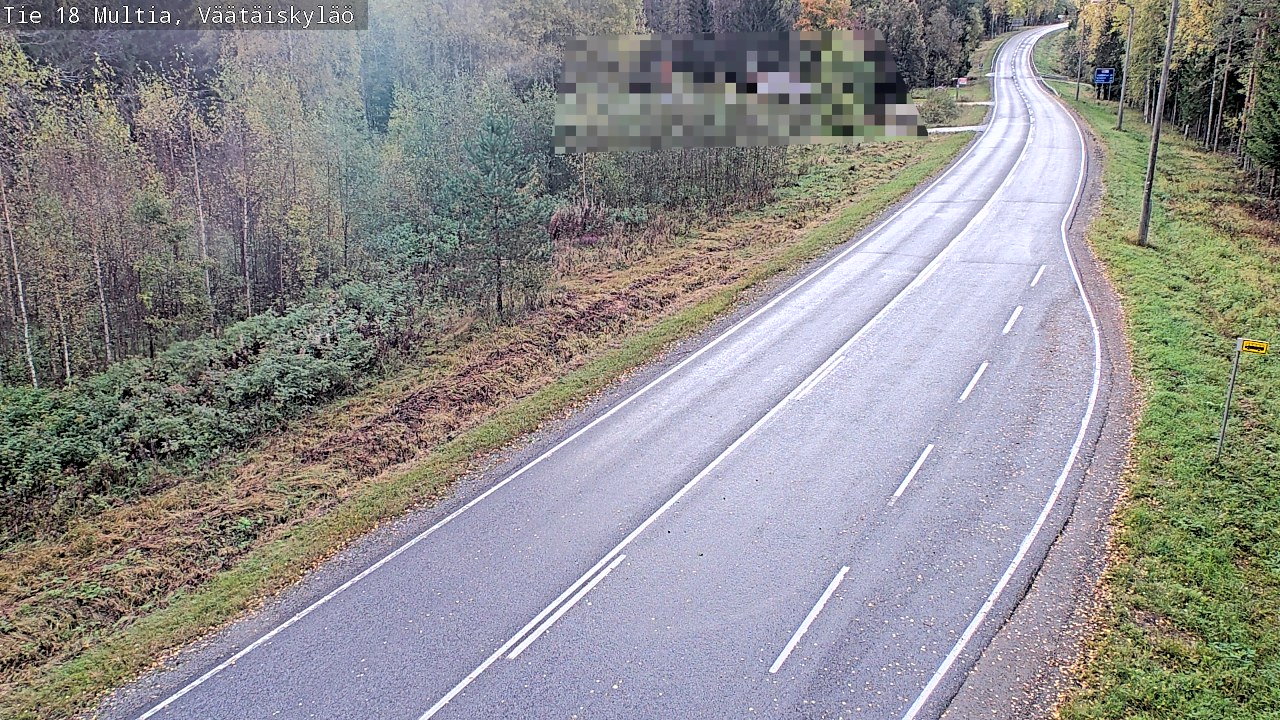 Weather Camera Image Road 18 Multia, Väätäiskylä, Multia, Keski-Suomi
