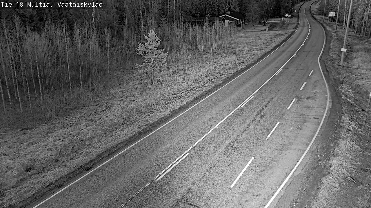 Weather Camera Image Väg 18 Multia, Väätäiskylä, Multia, Keski-Suomi