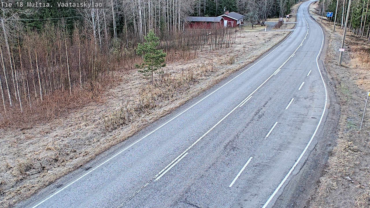 Weather Camera Image Väg 18 Multia, Väätäiskylä, Multia, Keski-Suomi