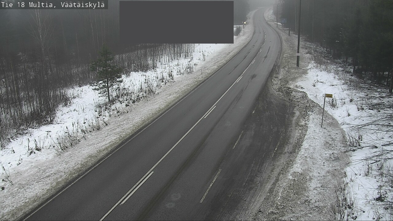 Weather Camera Image Väg 18 Multia, Väätäiskylä, Multia, Keski-Suomi