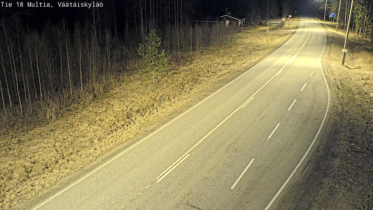 Weather Camera Image Väg 18 Multia, Väätäiskylä, Multia, Keski-Suomi