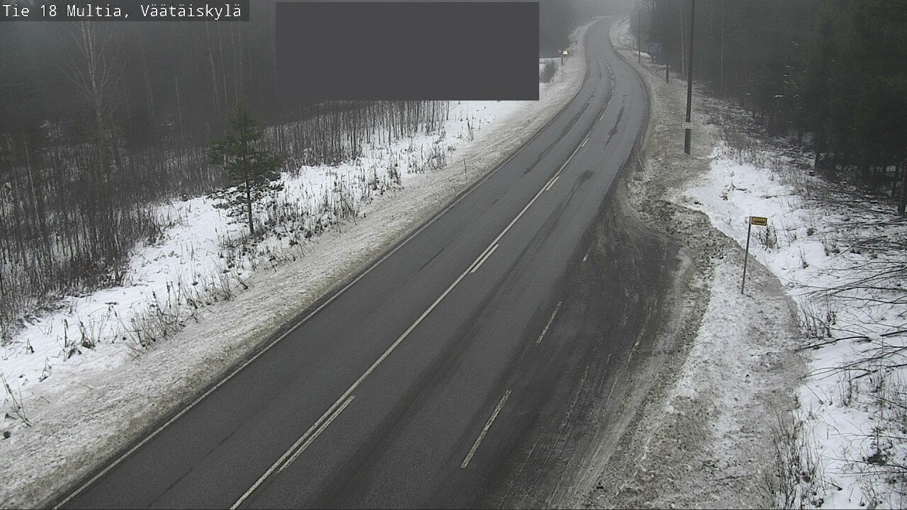 Weather Camera Image Väg 18 Multia, Väätäiskylä, Multia, Keski-Suomi