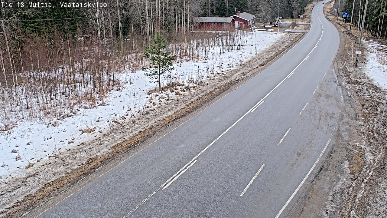 Weather Camera Image Road 18 Multia, Väätäiskylä, Multia, Keski-Suomi