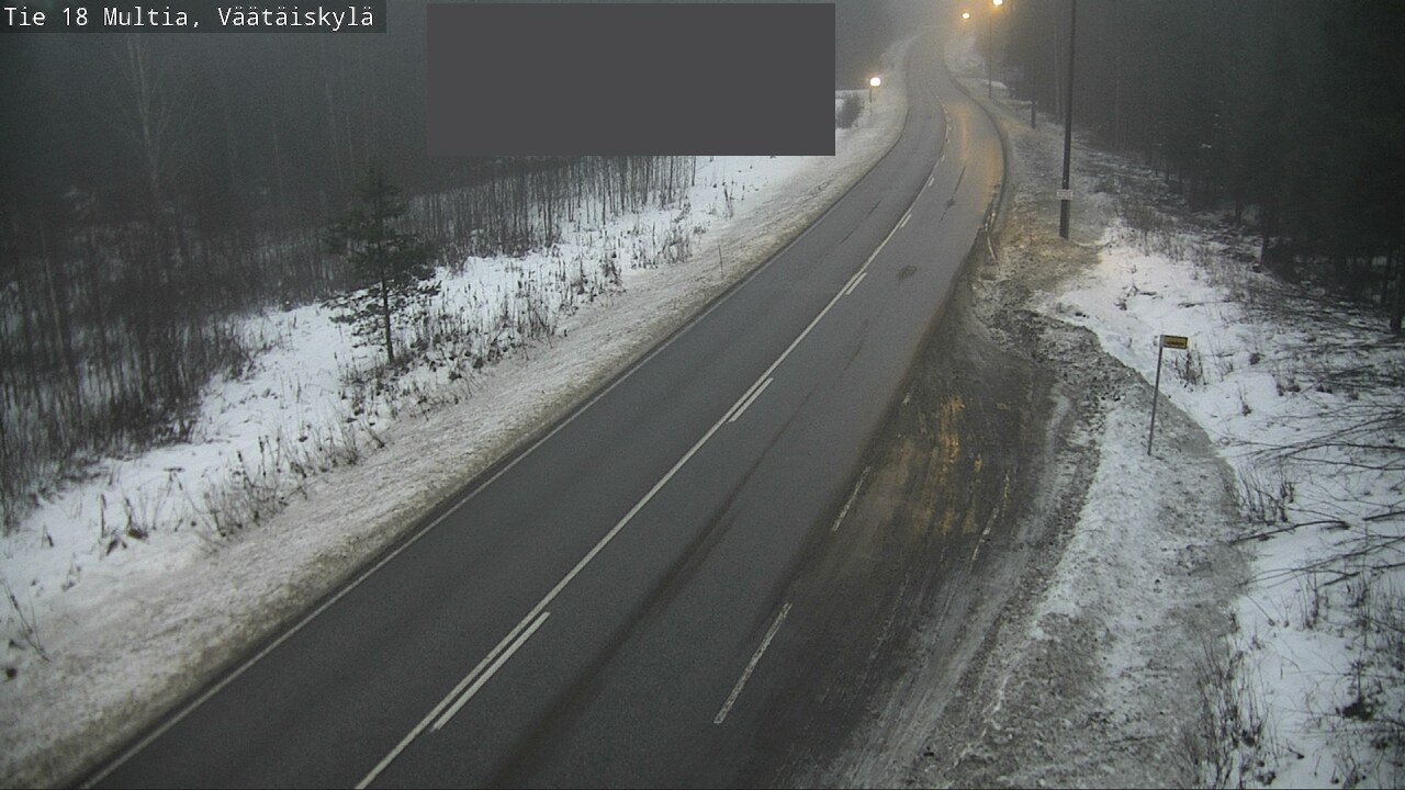 Weather Camera Image Väg 18 Multia, Väätäiskylä, Multia, Keski-Suomi