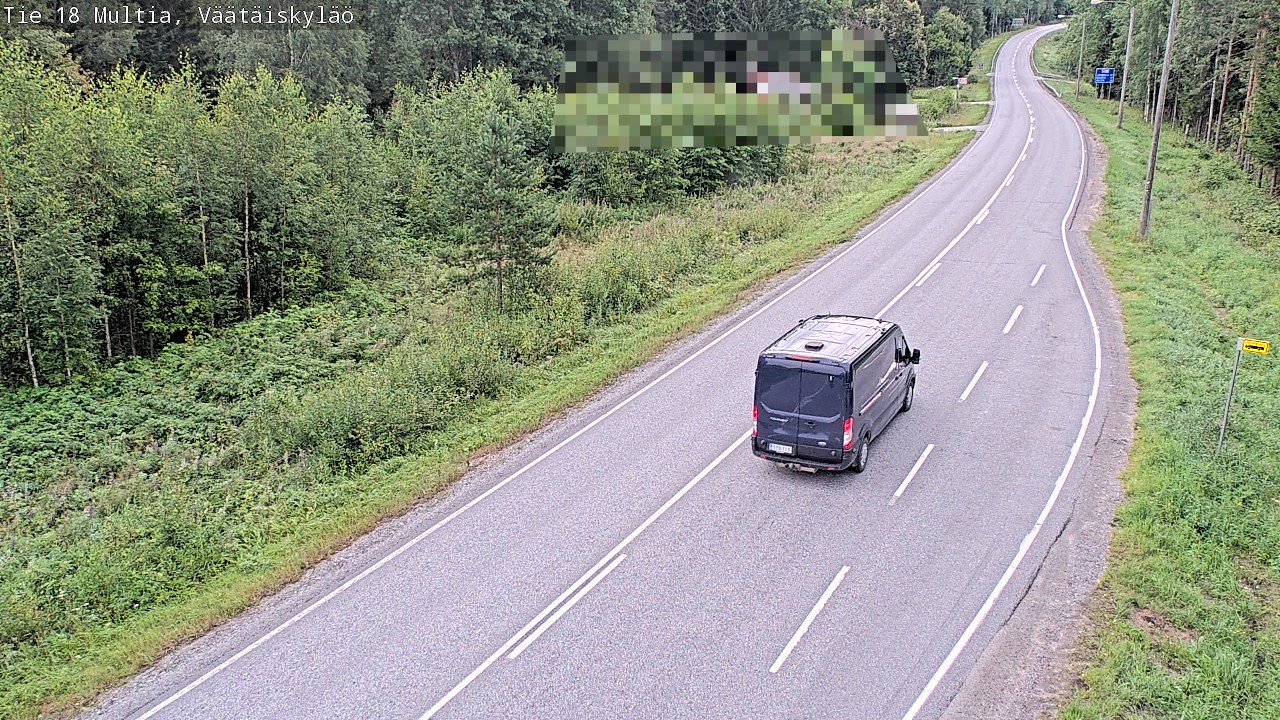 Weather Camera Image Road 18 Multia, Väätäiskylä, Multia, Keski-Suomi