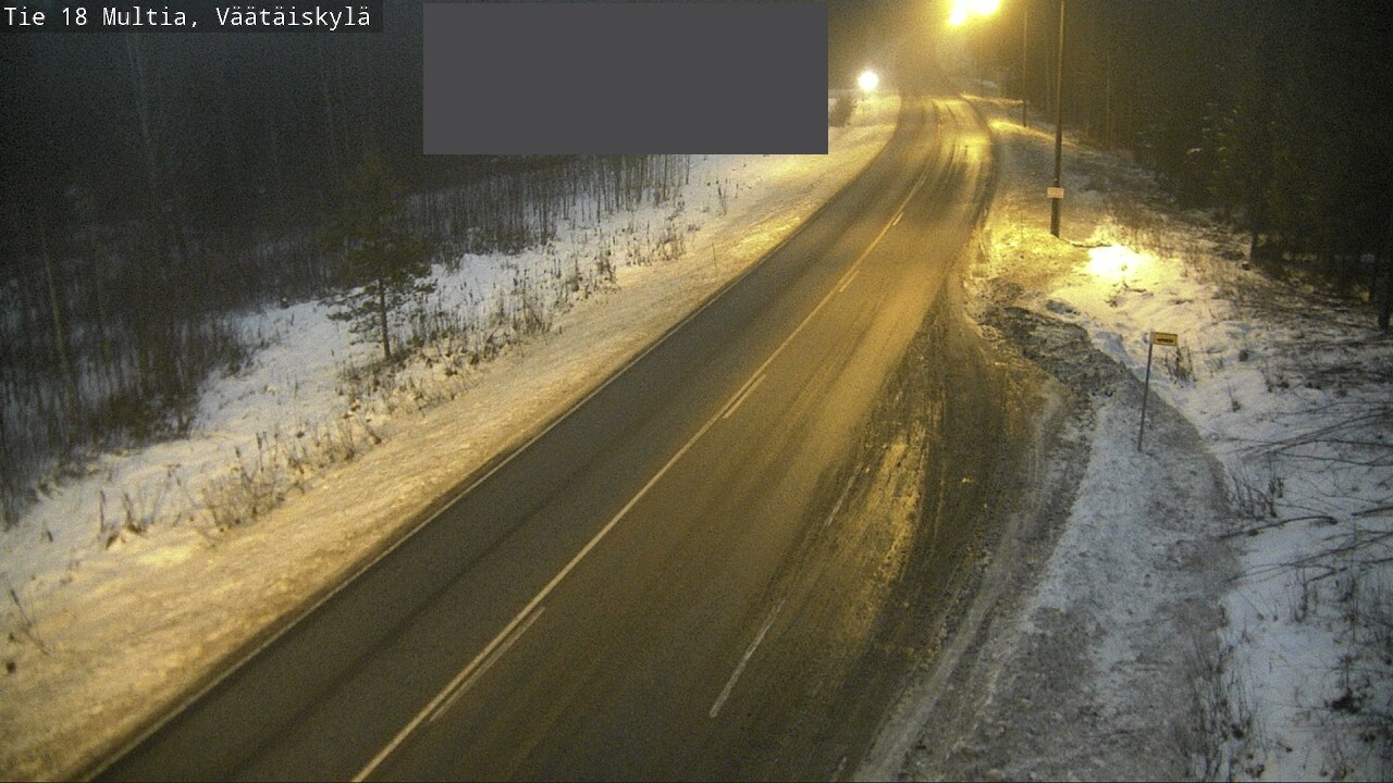 Weather Camera Image Väg 18 Multia, Väätäiskylä, Multia, Keski-Suomi