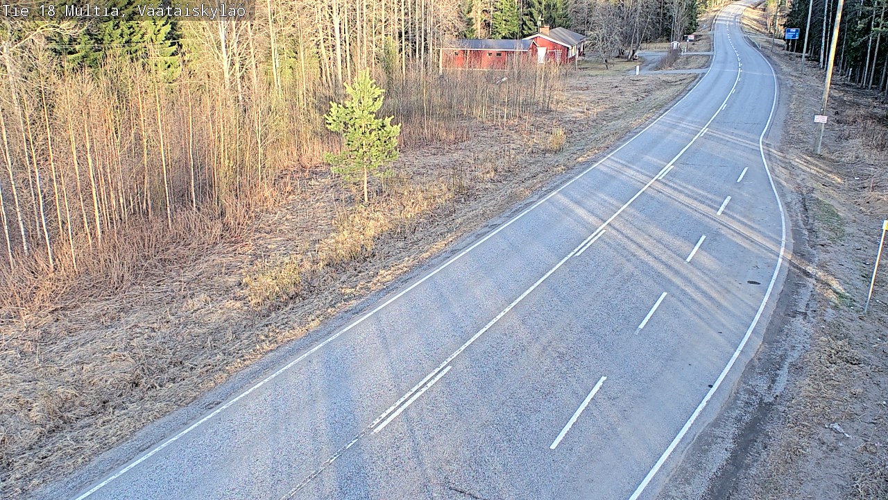 Weather Camera Image Väg 18 Multia, Väätäiskylä, Multia, Keski-Suomi