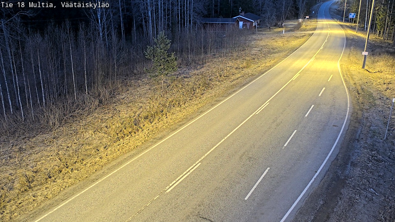 Weather Camera Image Väg 18 Multia, Väätäiskylä, Multia, Keski-Suomi