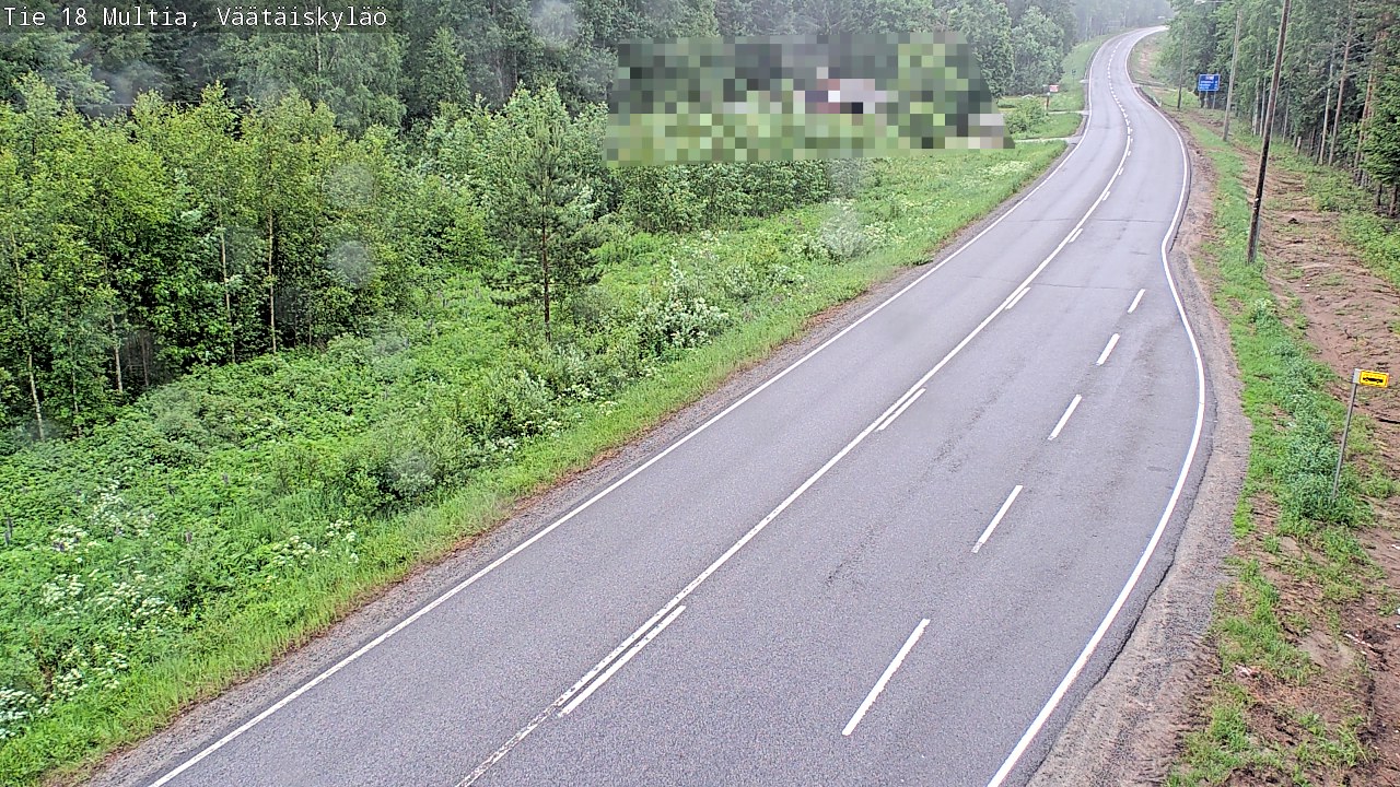 Weather Camera Image Road 18 Multia, Väätäiskylä, Multia, Keski-Suomi