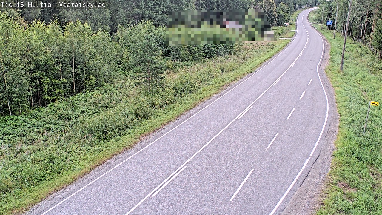 Weather Camera Image Road 18 Multia, Väätäiskylä, Multia, Keski-Suomi