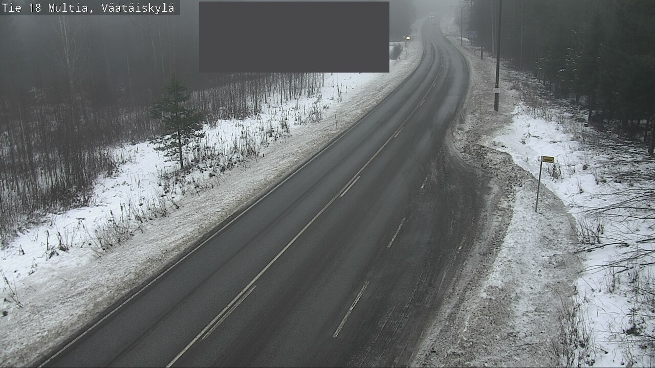 Weather Camera Image Väg 18 Multia, Väätäiskylä, Multia, Keski-Suomi