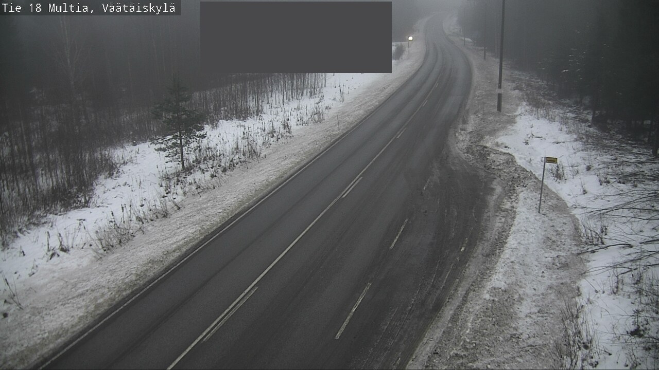 Weather Camera Image Väg 18 Multia, Väätäiskylä, Multia, Keski-Suomi