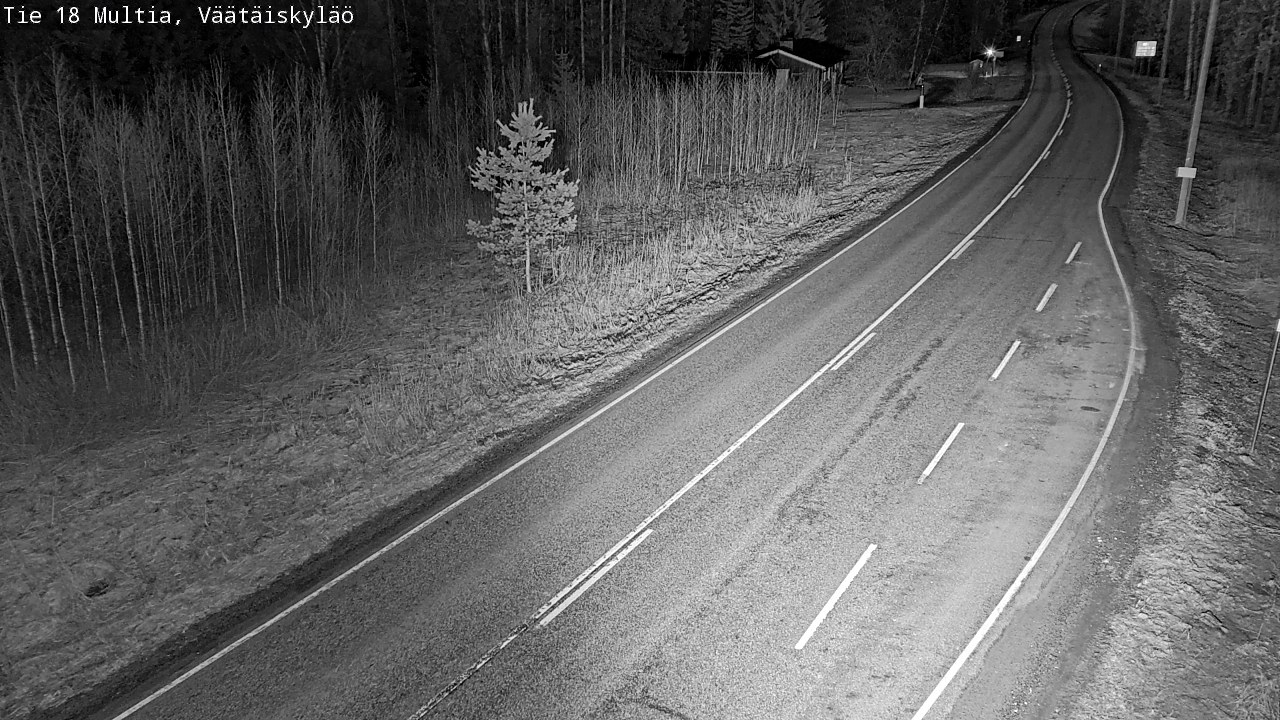 Weather Camera Image Väg 18 Multia, Väätäiskylä, Multia, Keski-Suomi