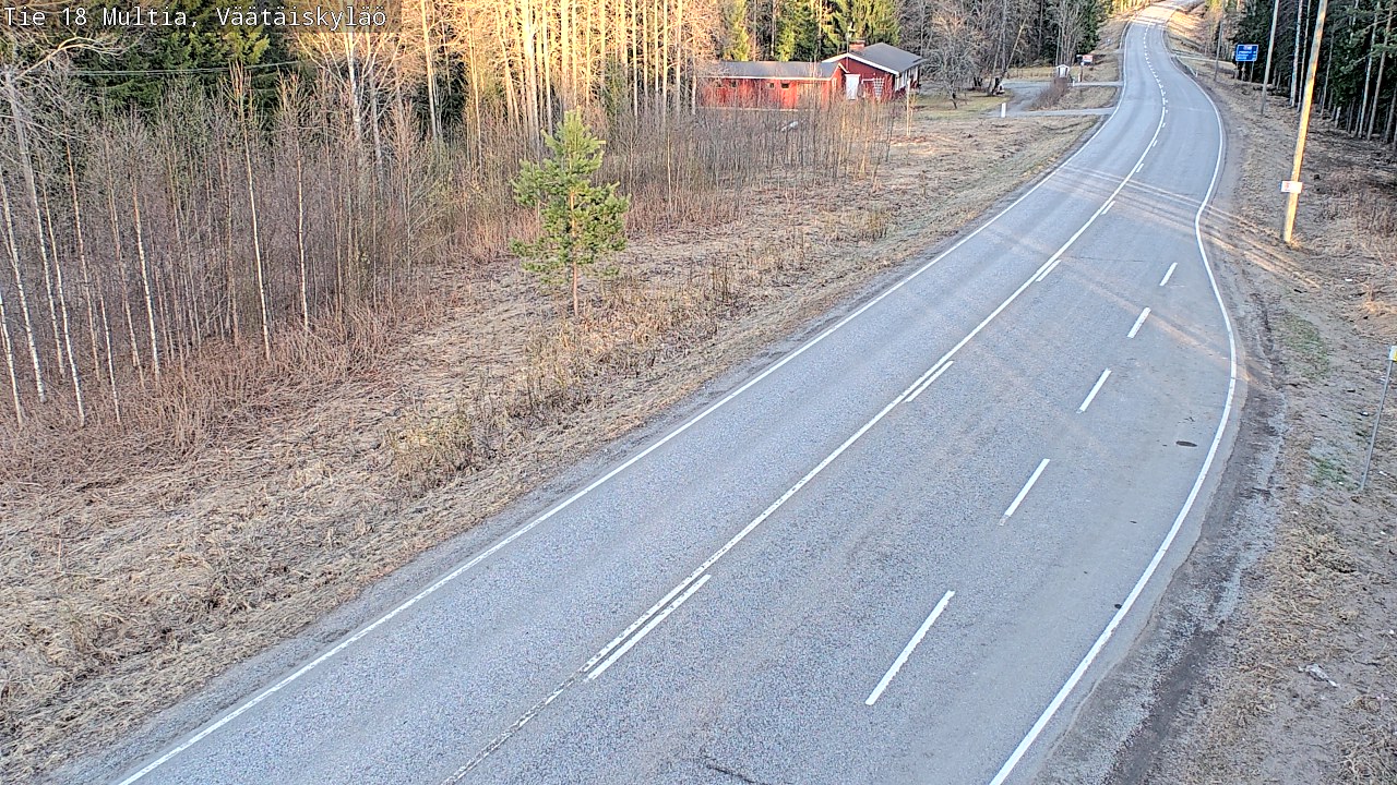 Weather Camera Image Väg 18 Multia, Väätäiskylä, Multia, Keski-Suomi