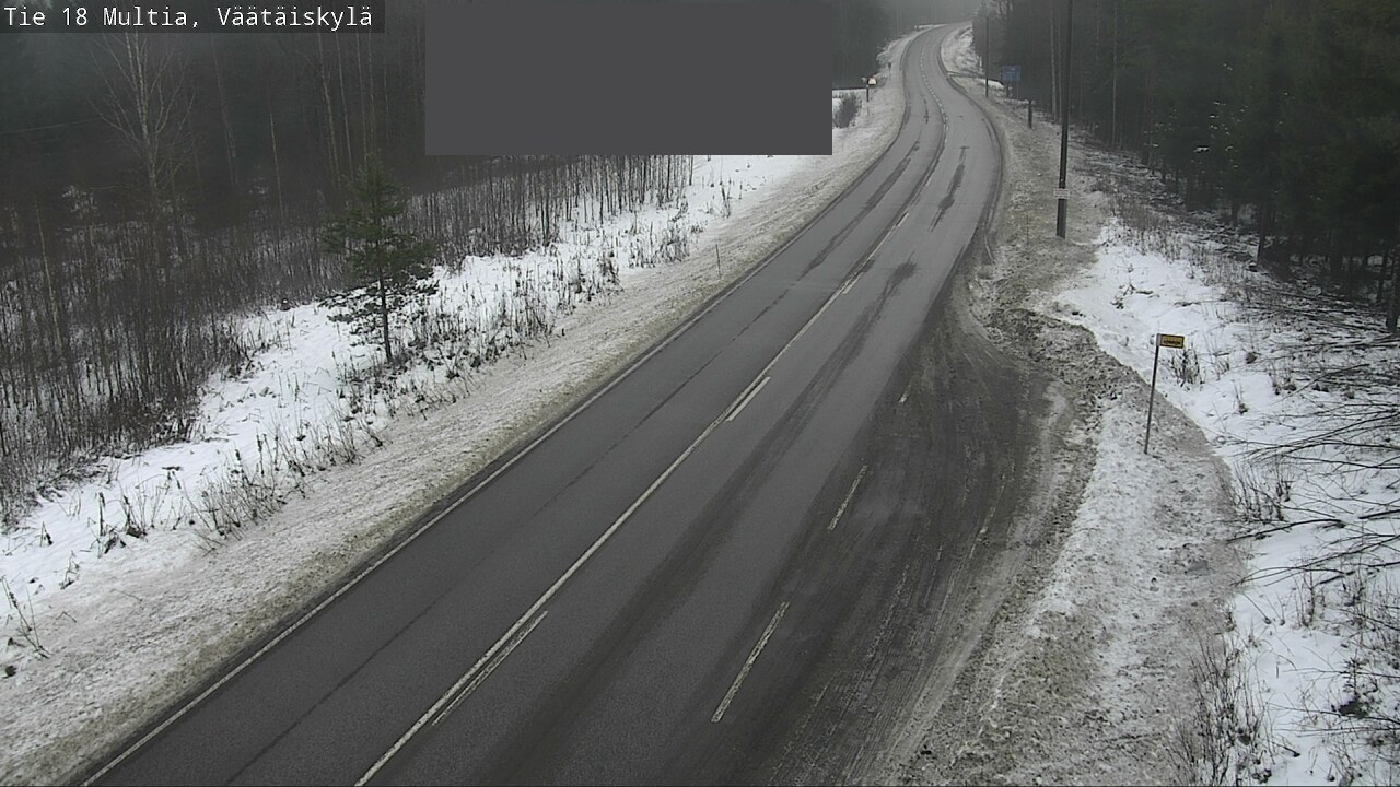Weather Camera Image Väg 18 Multia, Väätäiskylä, Multia, Keski-Suomi