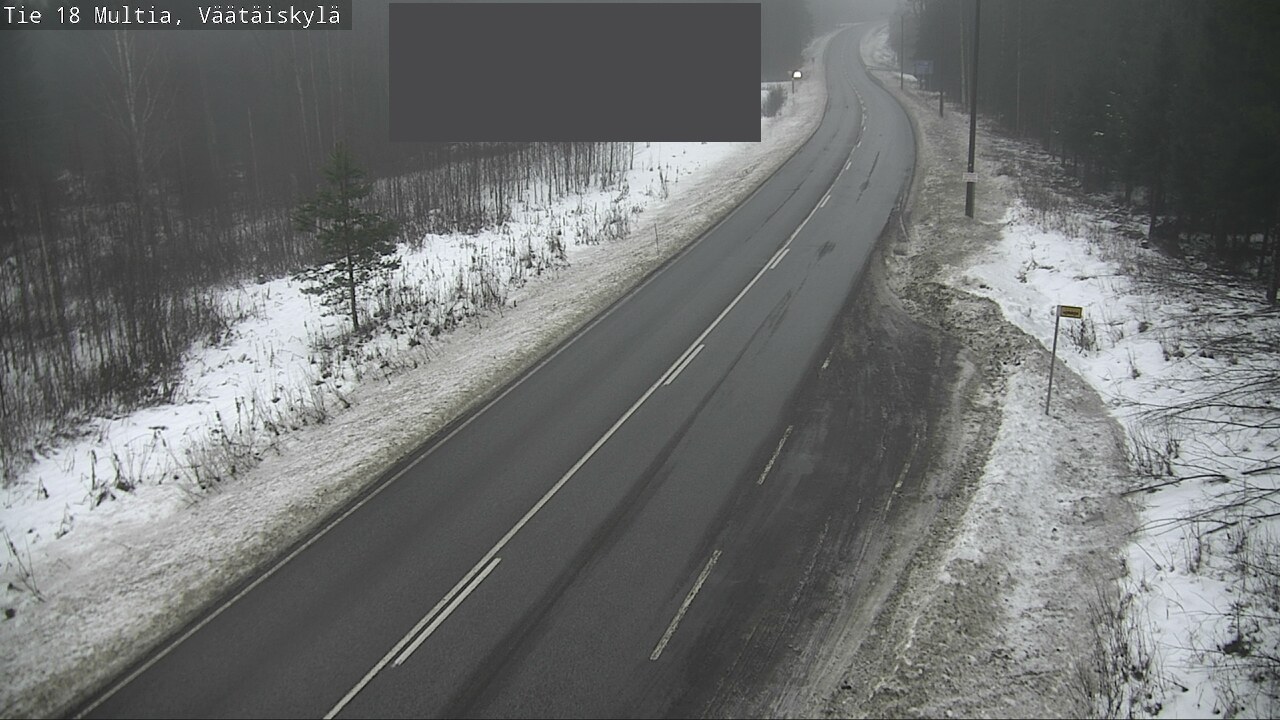 Weather Camera Image Väg 18 Multia, Väätäiskylä, Multia, Keski-Suomi