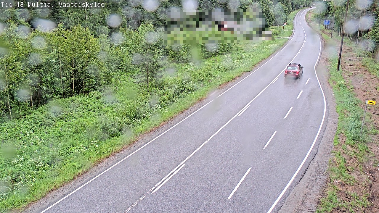 Weather Camera Image Road 18 Multia, Väätäiskylä, Multia, Keski-Suomi