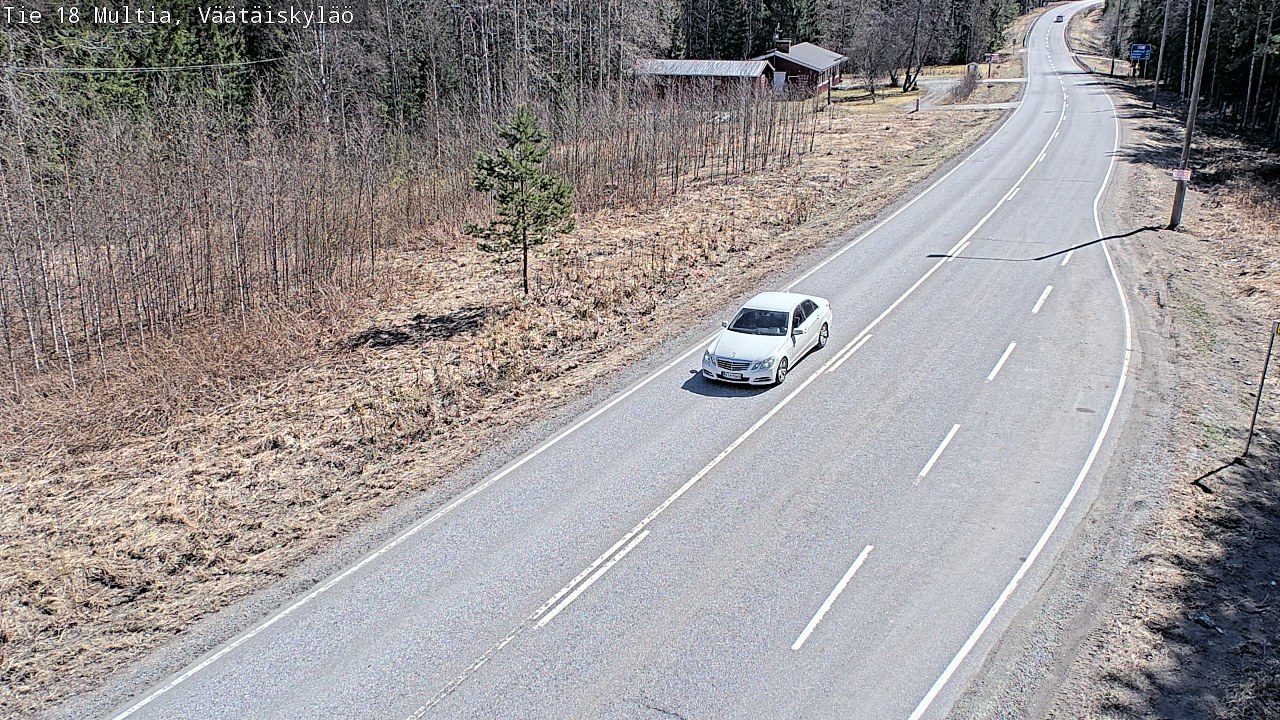 Weather Camera Image Väg 18 Multia, Väätäiskylä, Multia, Keski-Suomi