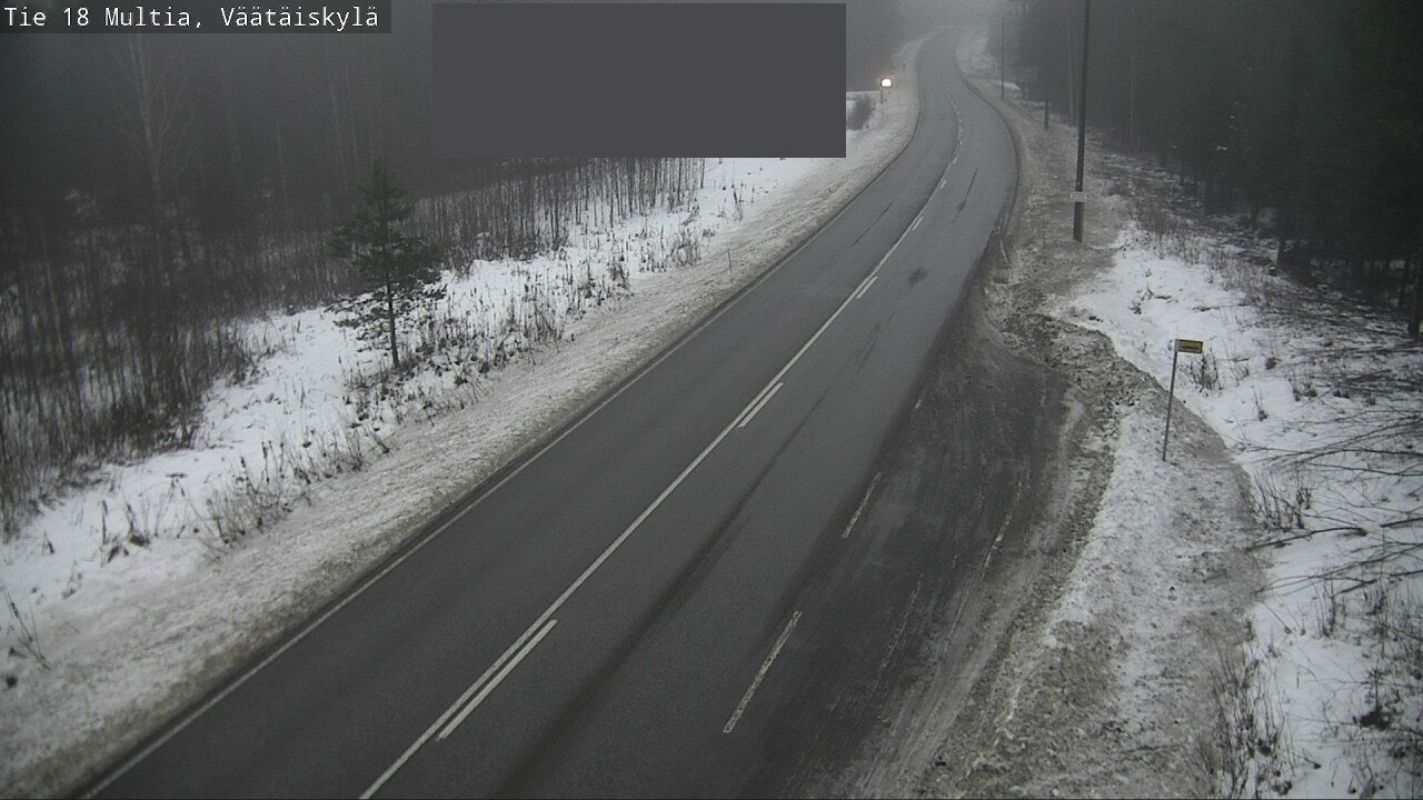 Weather Camera Image Väg 18 Multia, Väätäiskylä, Multia, Keski-Suomi