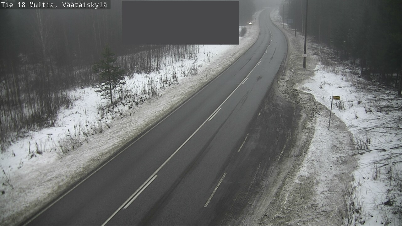 Weather Camera Image Väg 18 Multia, Väätäiskylä, Multia, Keski-Suomi