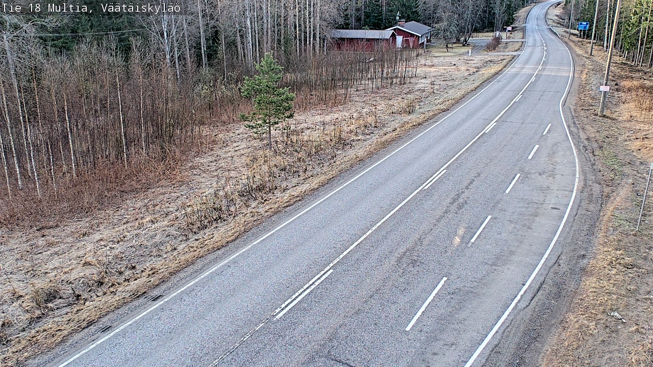 Weather Camera Image Väg 18 Multia, Väätäiskylä, Multia, Keski-Suomi