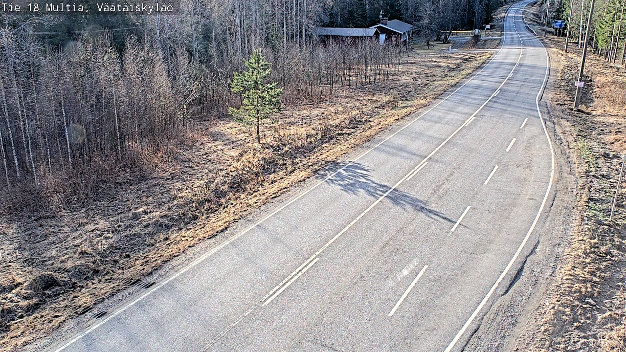 Weather Camera Image Väg 18 Multia, Väätäiskylä, Multia, Keski-Suomi
