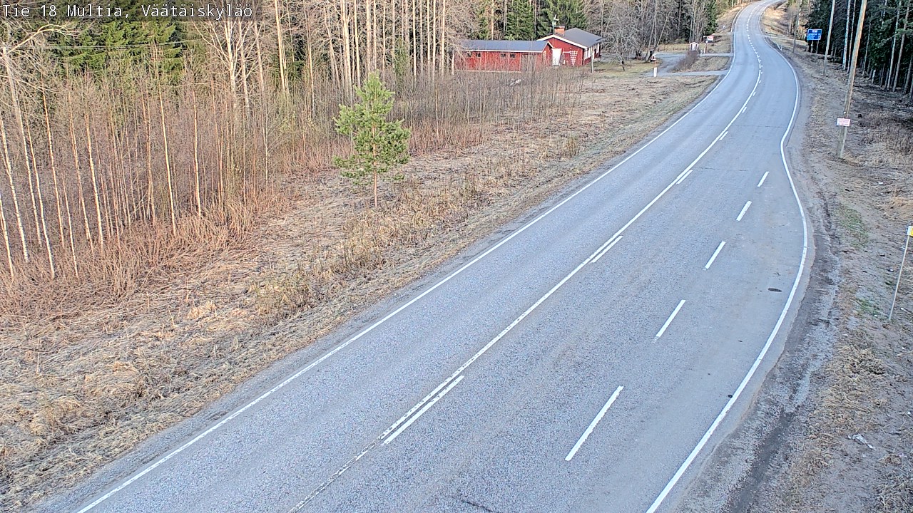 Weather Camera Image Väg 18 Multia, Väätäiskylä, Multia, Keski-Suomi