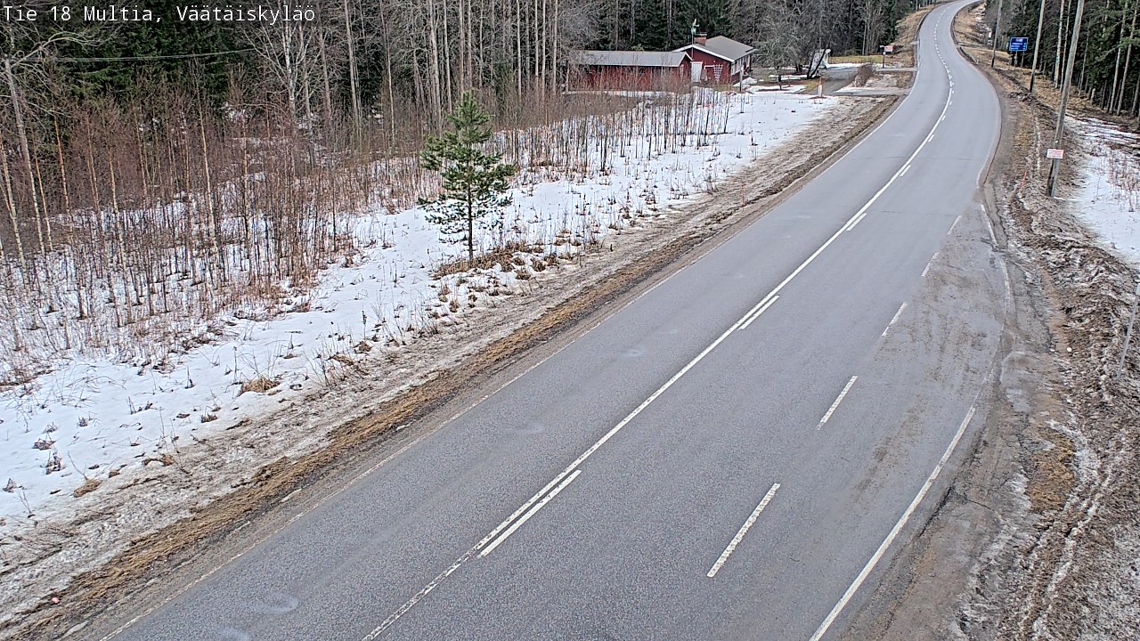 Weather Camera Image Road 18 Multia, Väätäiskylä, Multia, Keski-Suomi