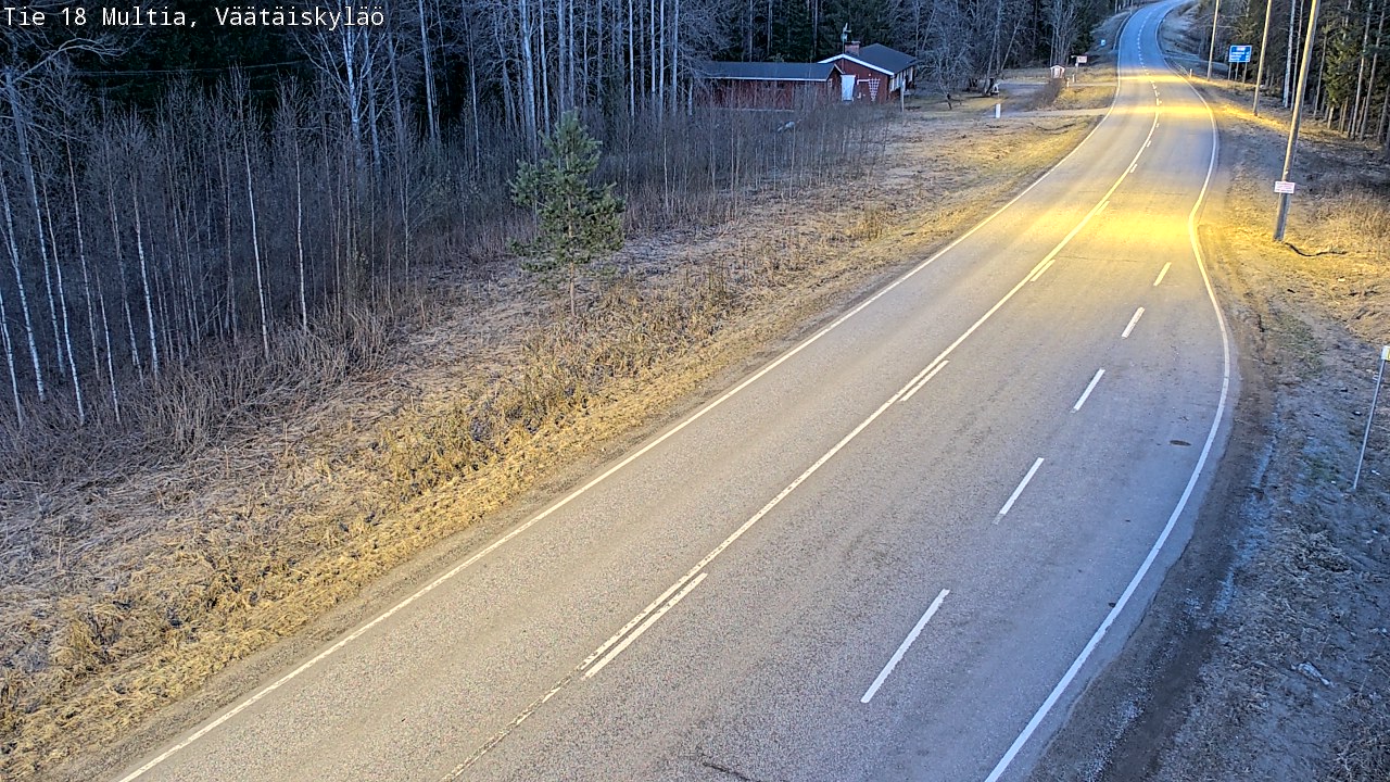 Weather Camera Image Väg 18 Multia, Väätäiskylä, Multia, Keski-Suomi