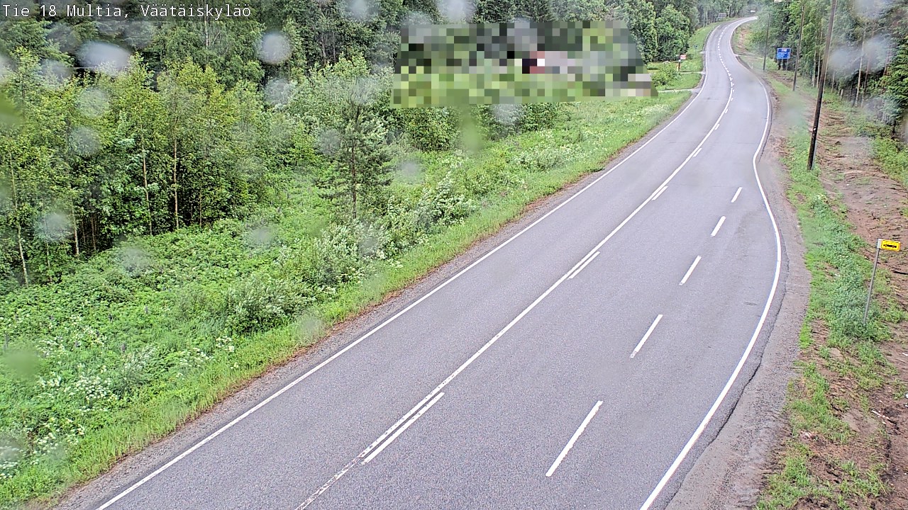 Weather Camera Image Väg 18 Multia, Väätäiskylä, Multia, Keski-Suomi