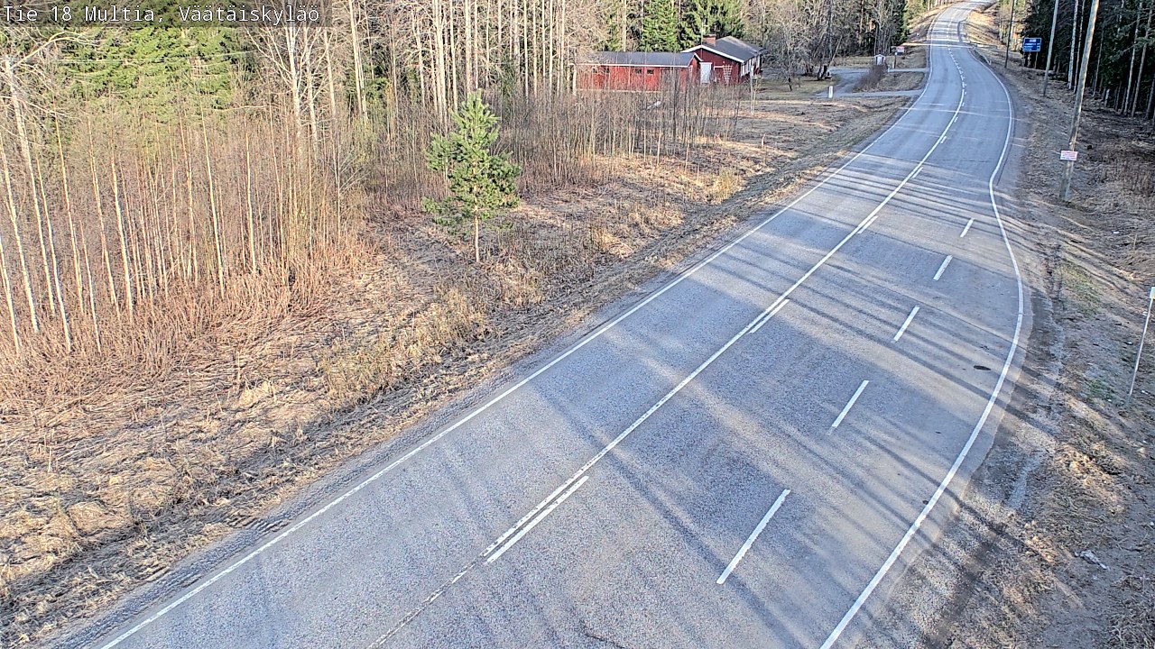 Weather Camera Image Väg 18 Multia, Väätäiskylä, Multia, Keski-Suomi
