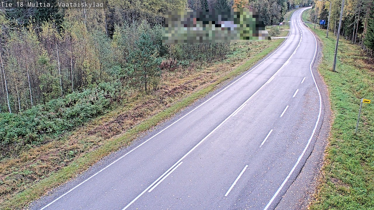 Weather Camera Image Road 18 Multia, Väätäiskylä, Multia, Keski-Suomi