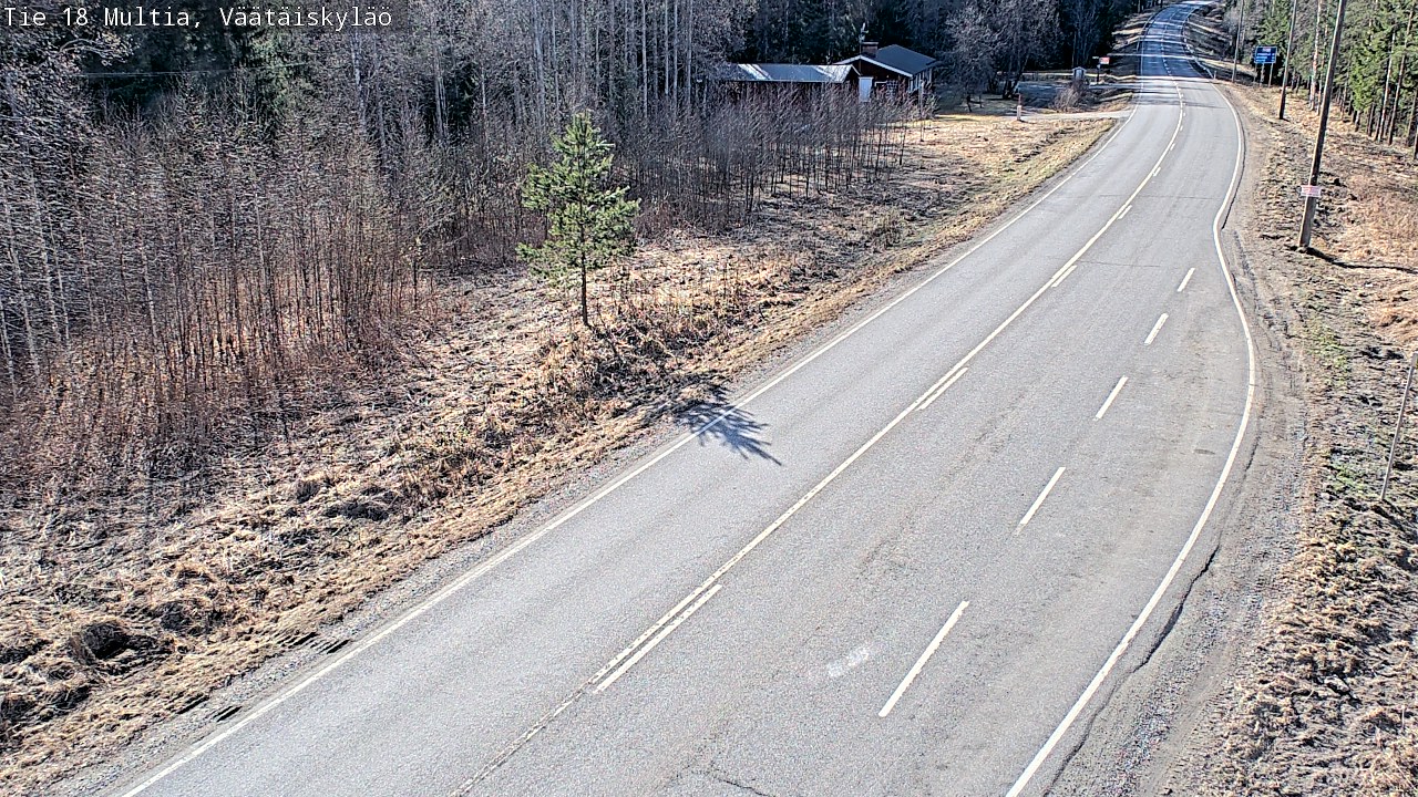 Weather Camera Image Väg 18 Multia, Väätäiskylä, Multia, Keski-Suomi