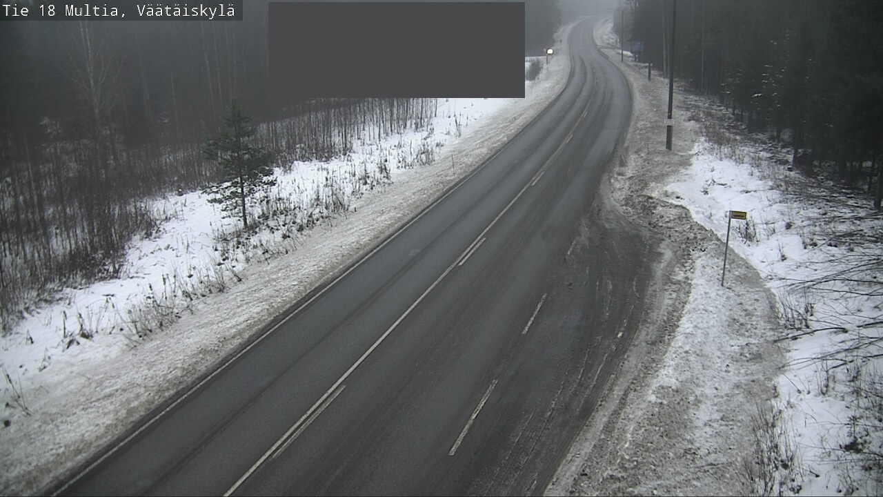 Weather Camera Image Väg 18 Multia, Väätäiskylä, Multia, Keski-Suomi