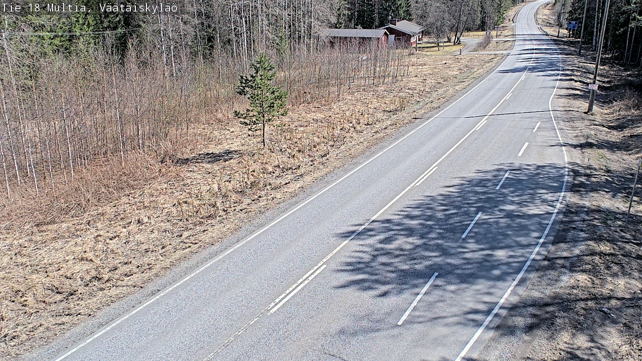Weather Camera Image Väg 18 Multia, Väätäiskylä, Multia, Keski-Suomi